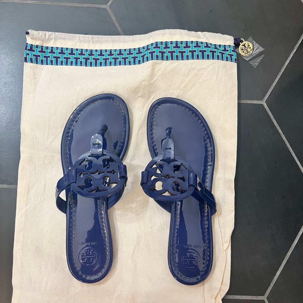 Tory Burch Blue Sandals
